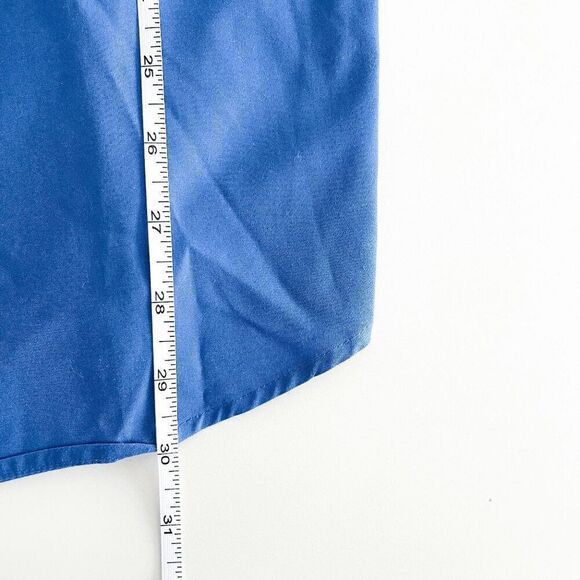 Roper Mens Pearl Snap Button Up Long Sleeve Western Shirt Blue Medium - Picture 7 of 7